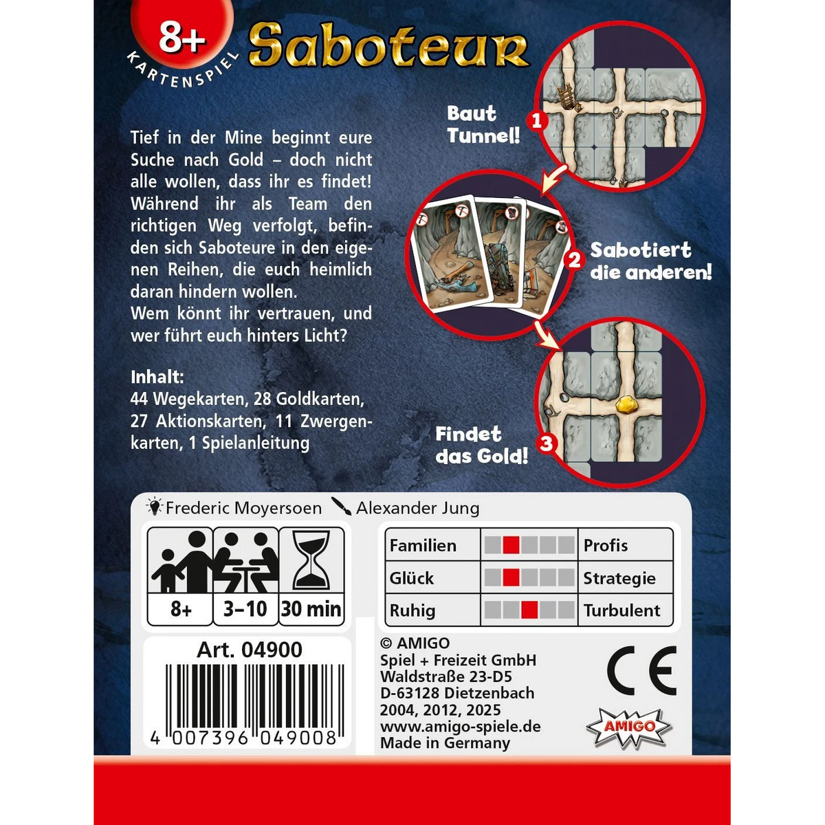 Saboteur Kartenspiel Refresh 2025 - ab 8 Jahren