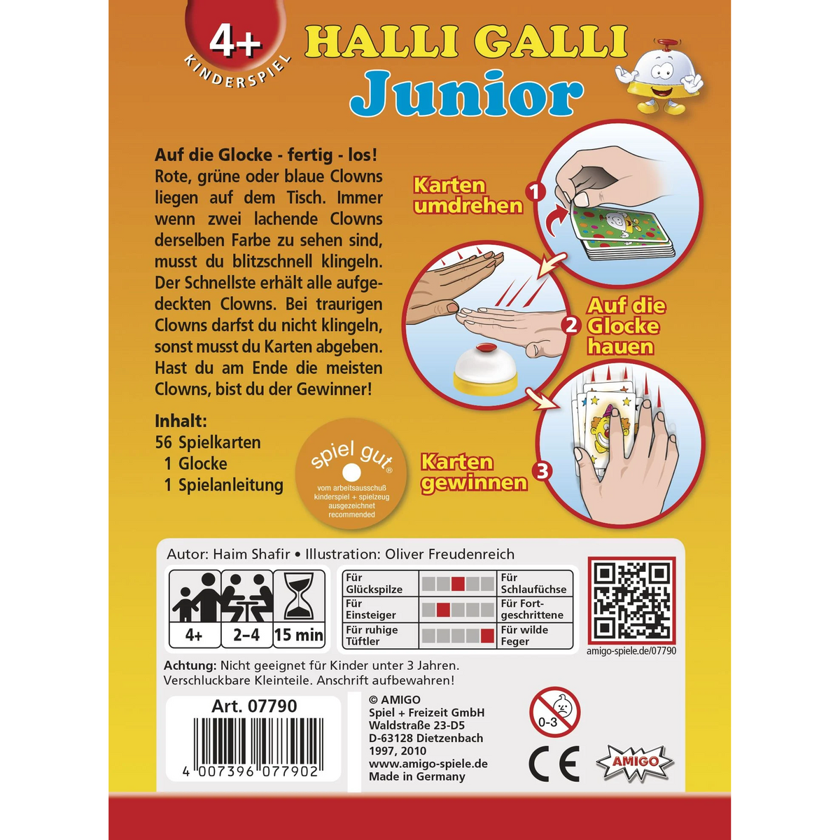 Halli Galli Junior (2-4 Spieler) - ab 4 Jahren