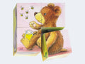 goki Würfelpuzzle 4T Tierkinder