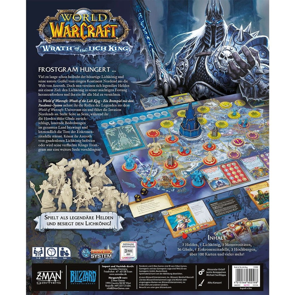 World of Warcraft: Wrath of the Lich King (Ein Brettspiel mit dem Pandemic-System)- ab 14 Jahren