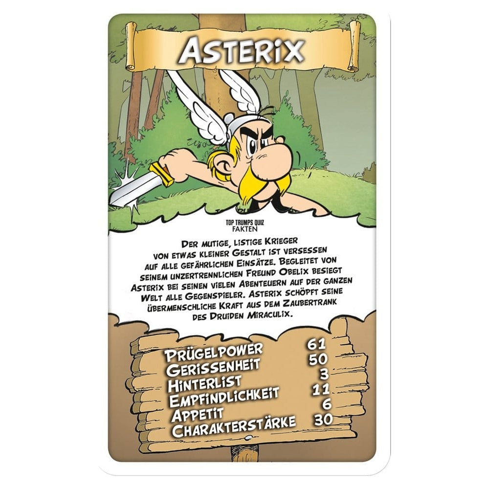Asterix Kartenspiel Top Trumps *Deutsche Version*