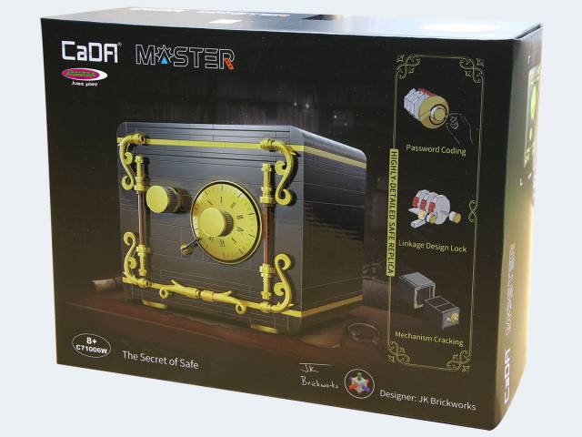 CaDA Tresor / Safe 15cm 442T (mit Funktion) 1:4