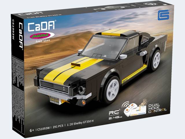 CaDA Shelby GT350 H 1:20 schwarz 2.4GHz RC