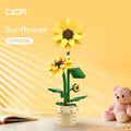 CaDA Blume Sonnenblume in Topf 1:4 187T