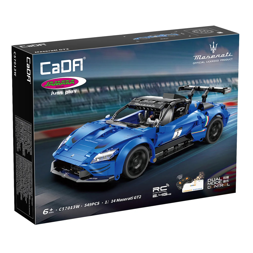 CaDA Maserati GT2 1:14 blau 2.4GHz RC 549T