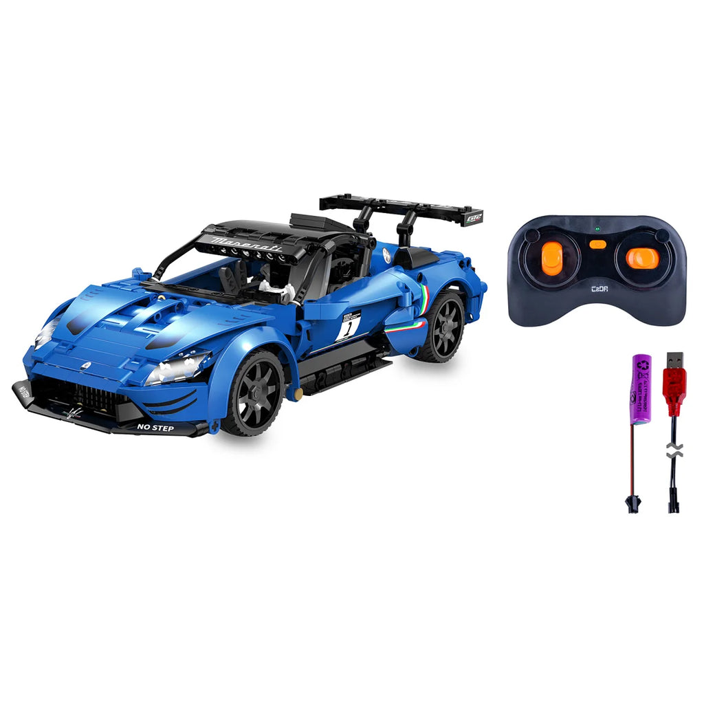 CaDA Maserati GT2 1:14 blau 2.4GHz RC 549T