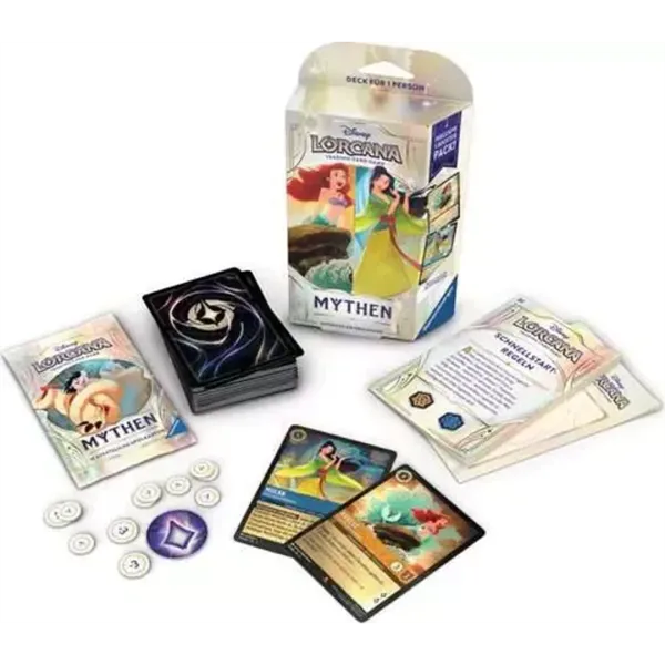 Disney Lorcana - Mythen - Bernstein & Saphir Starter Deck