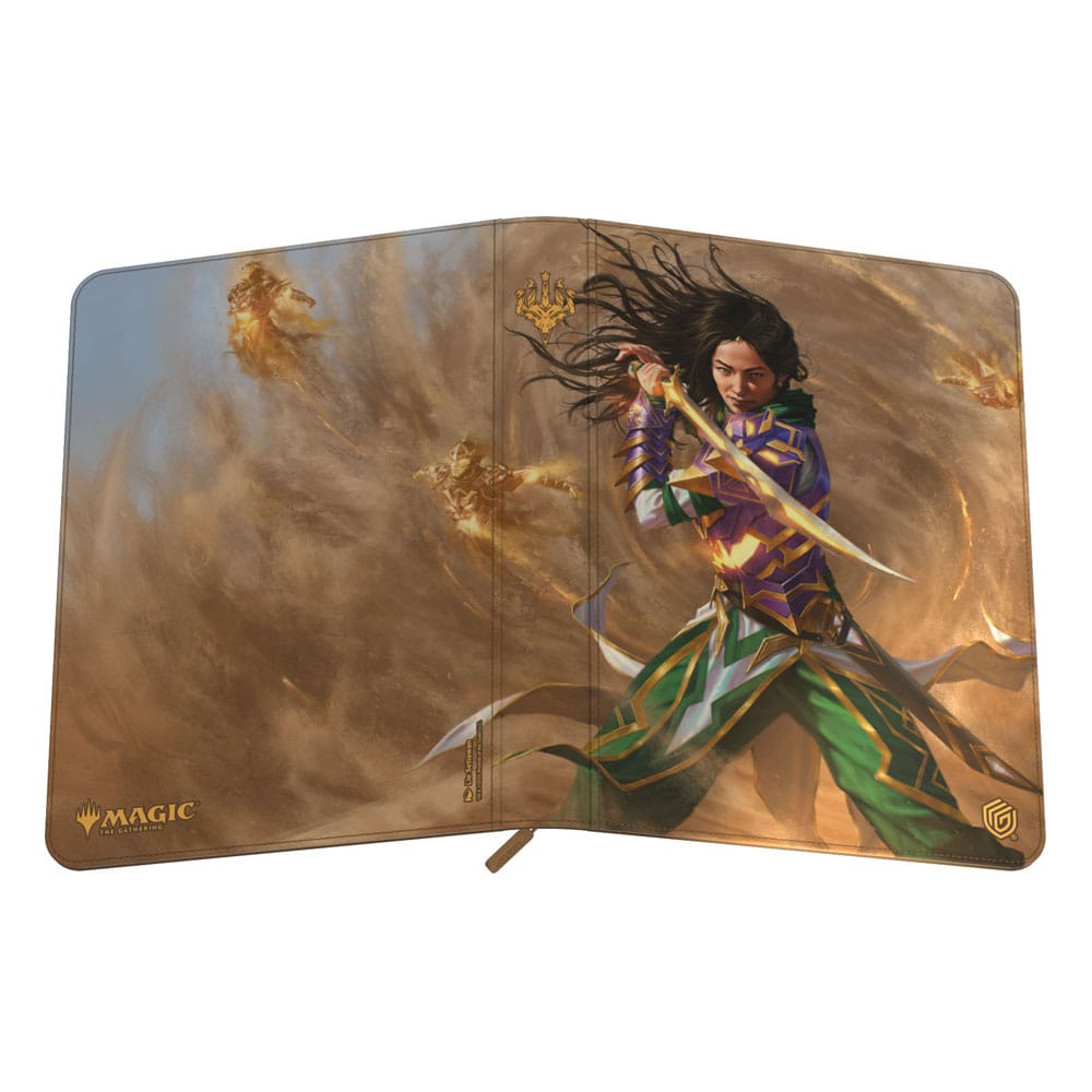 Ultimate Guard - Zipfolio 360 9-Pocket BINDER - Xenoskin Magic: The Gathering "Tarkir: Dragonstorm" - Descendant of Storms
