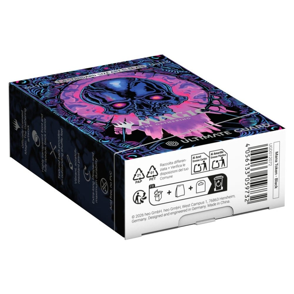 Ultimate Guard - Art Sleeves Magic: The Gathering "Mana Token" - Swamp (100 Sleeves)