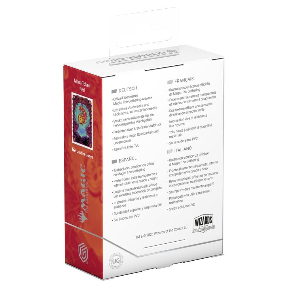 Ultimate Guard - Art Sleeves Magic: The Gathering "Mana Token" - Mountain (100 Sleeves)