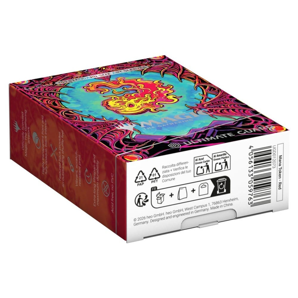 Ultimate Guard - Art Sleeves Magic: The Gathering "Mana Token" - Mountain (100 Sleeves)