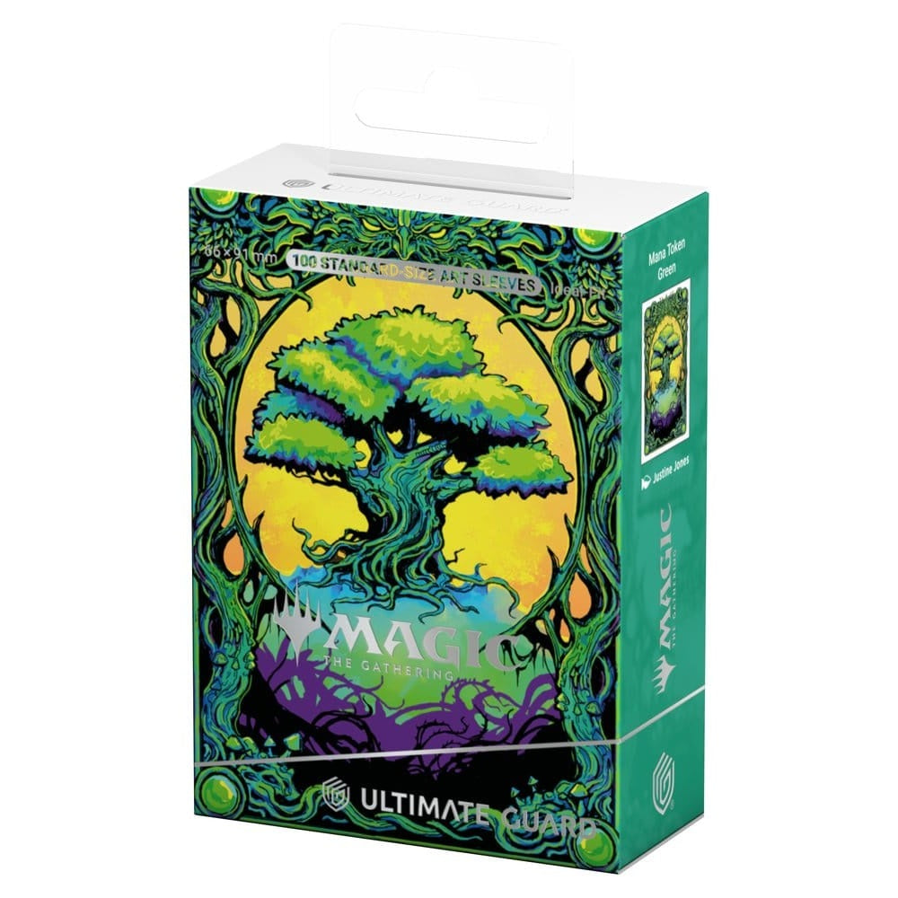 Ultimate Guard - Art Sleeves Magic: The Gathering "Mana Token" - Forest (100 Sleeves)