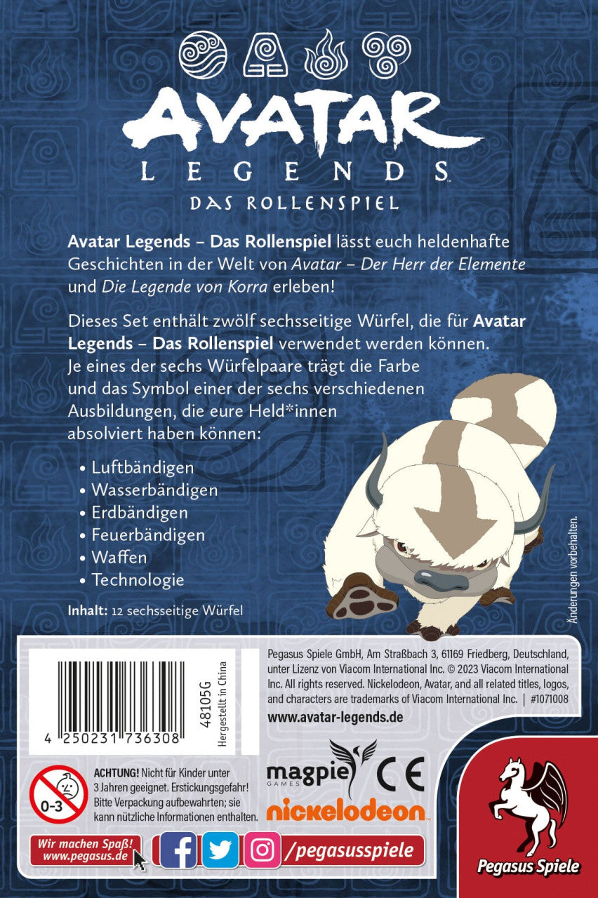 Avatar Legends: Das Rollenspiel - Zubehör - Würfelset