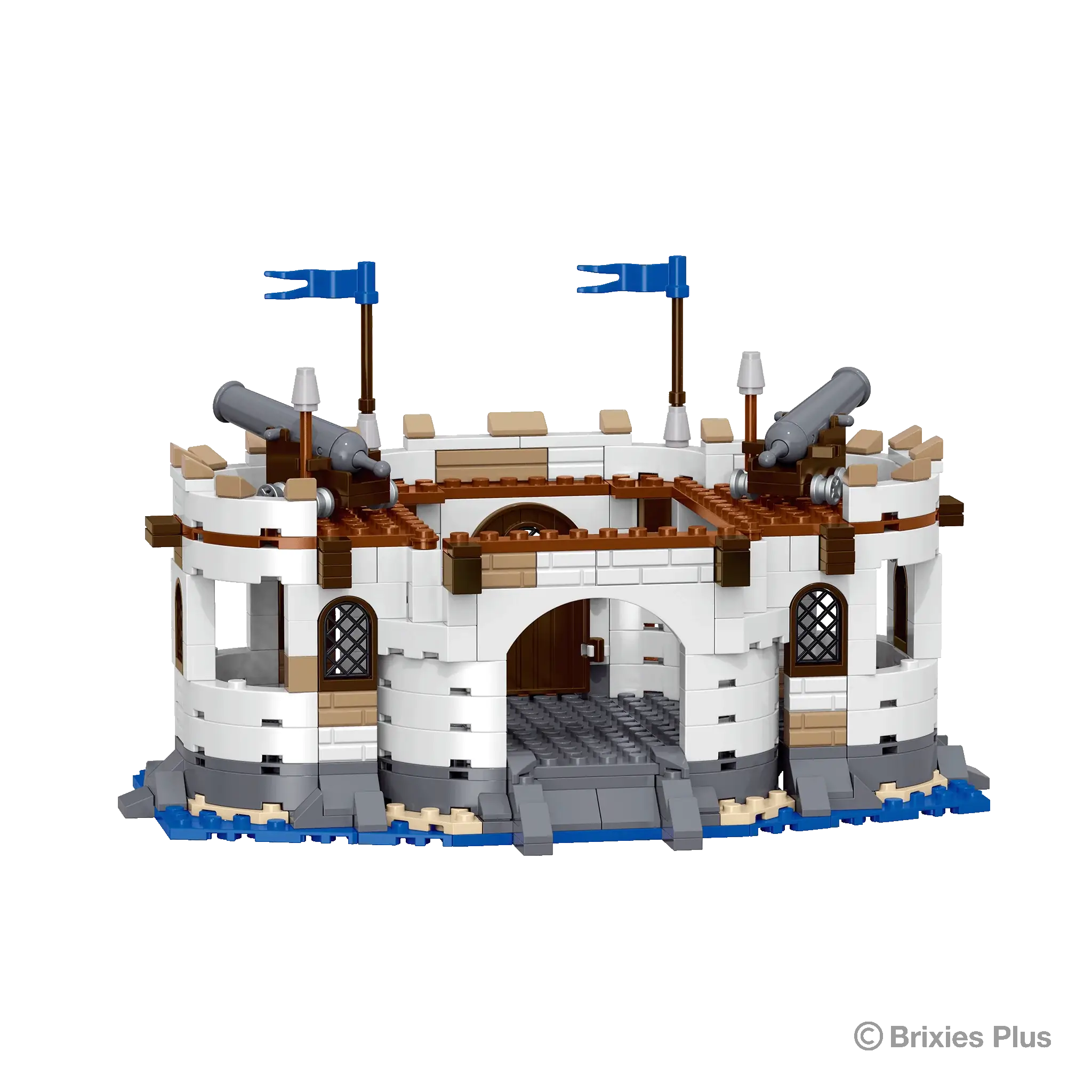 BRIXIES Plus Piraten-Insel Burg 373T
