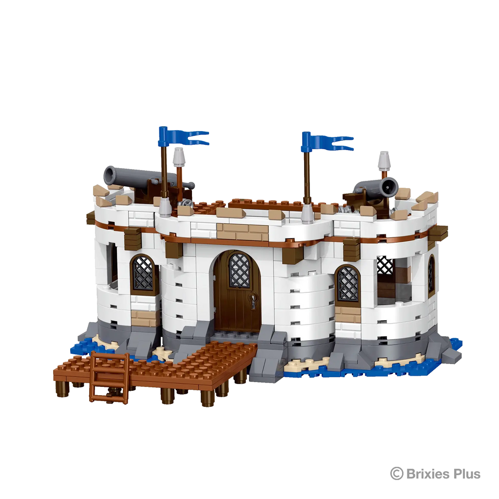 BRIXIES Plus Piraten-Insel Burg 373T