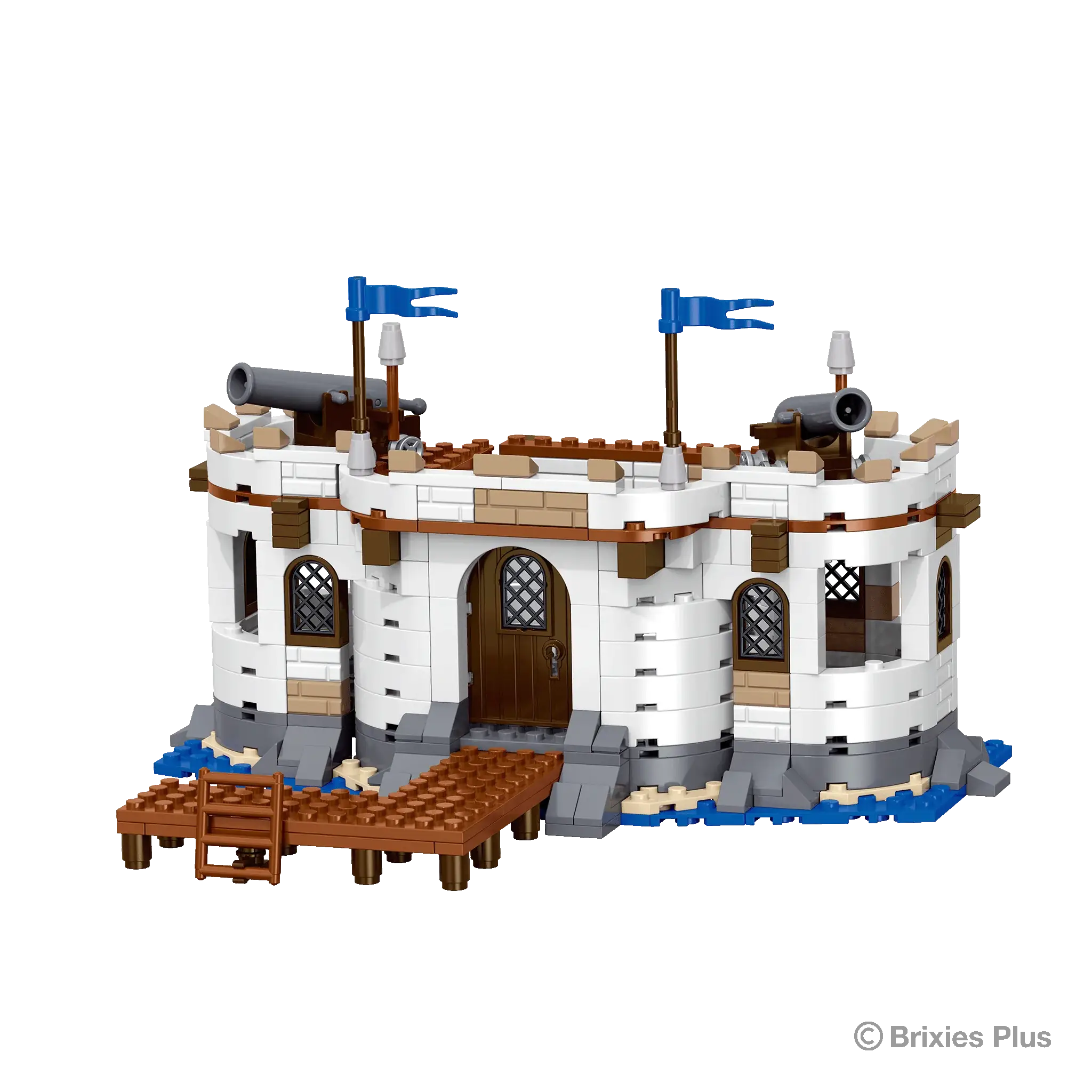 BRIXIES Plus Piraten-Insel Burg 373T