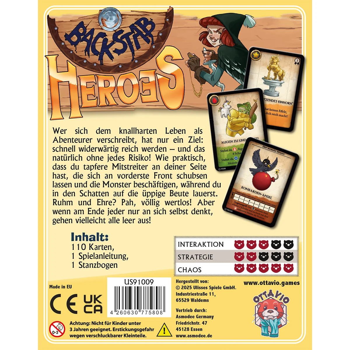 Backstab Heroes - ab 10 Jahren
