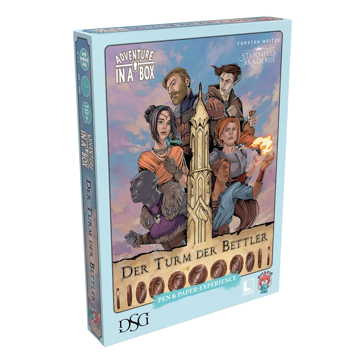 Adventure in a Box Sturmfels Akademie - Der Turm der Bettler- ab 10 Jahren