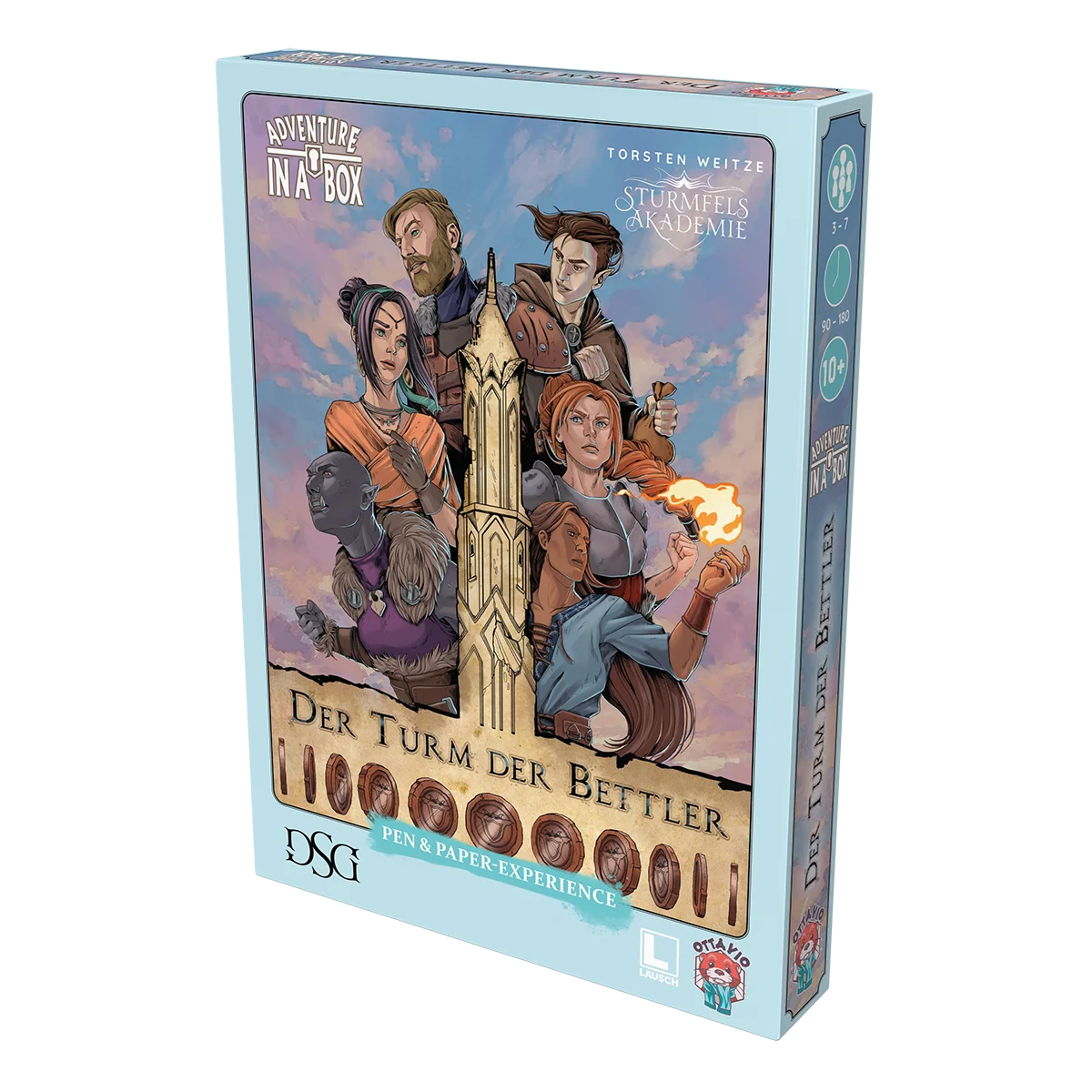 Adventure in a Box Sturmfels Akademie - Der Turm der Bettler- ab 10 Jahren