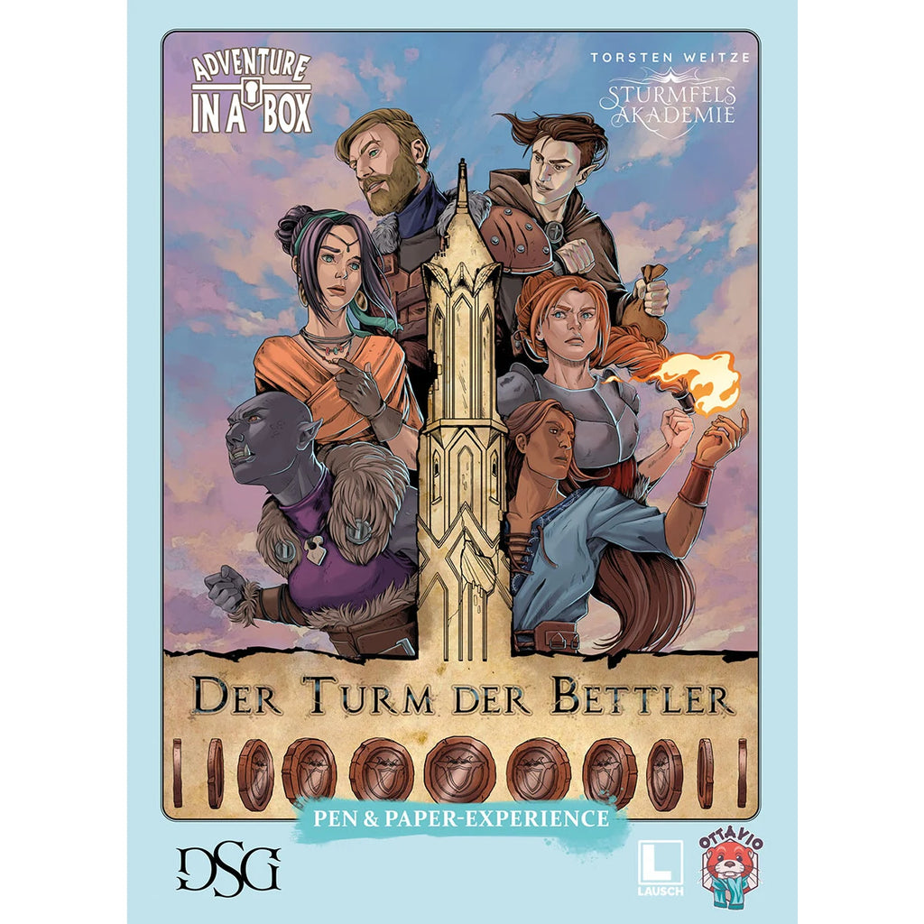Adventure in a Box Sturmfels Akademie - Der Turm der Bettler- ab 10 Jahren