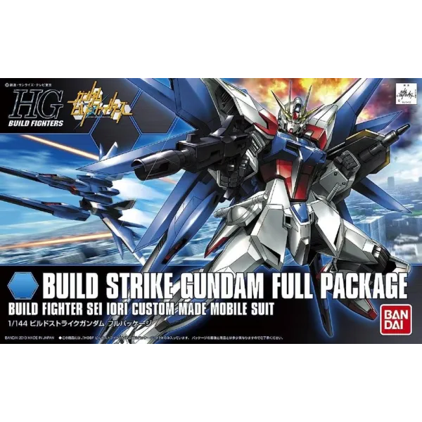 Bandai - HG Build Strike Gundam Flight Full Package - Mobile Suit Gundam SEED - Maßstab 1:144