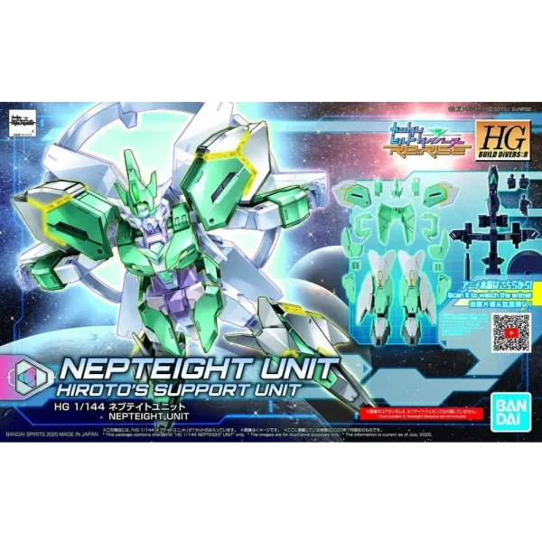 Bandai - HG Nepteight Gundam Rüstungs-Set - Maßstab 1:144