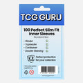 TCG GURU - Inner Sleeves Standardgröße - Transparent (100 Sleeves)