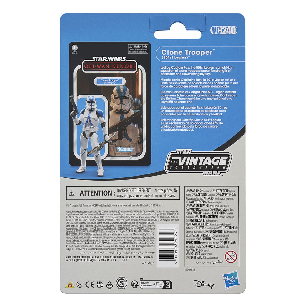 Actionfigur - Star Wars: Obi-Wan Kenobi Vintage Collection Actionfigur Clone Trooper (501st Legion) - 10 cm