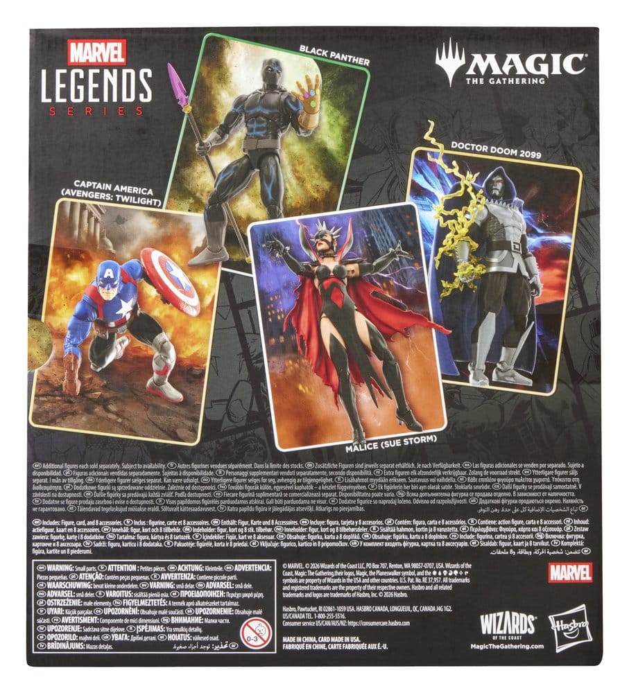 VORBESTELLUNG - Marvel Legends Magic: The Gathering Actionfigur Black Panther 15 cm + exklusive MtG Foil-Karte (Kopie)