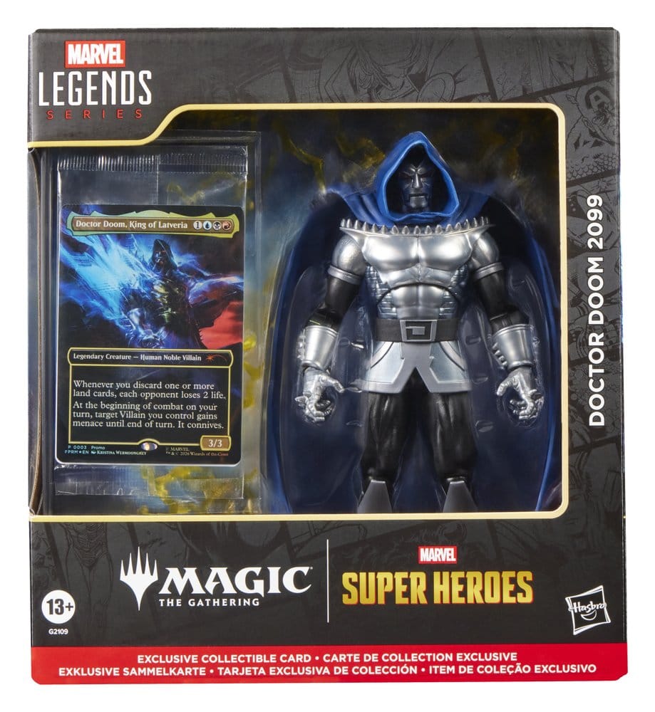 VORBESTELLUNG - Marvel Legends Magic: The Gathering Actionfigur Doctor Doom 2099 15 cm + exklusive MtG Foil-Karte (Kopie) (Kopie)