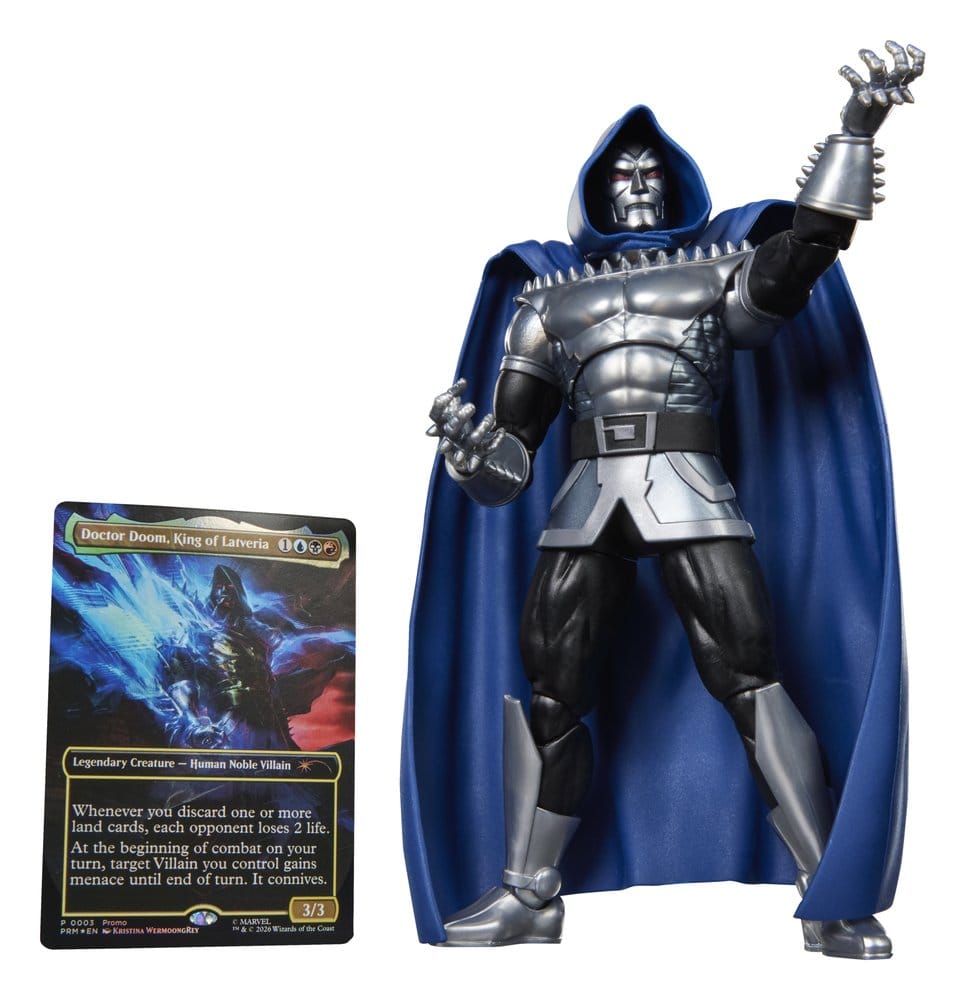 VORBESTELLUNG - Marvel Legends Magic: The Gathering Actionfigur Doctor Doom 2099 15 cm + exklusive MtG Foil-Karte (Kopie) (Kopie)