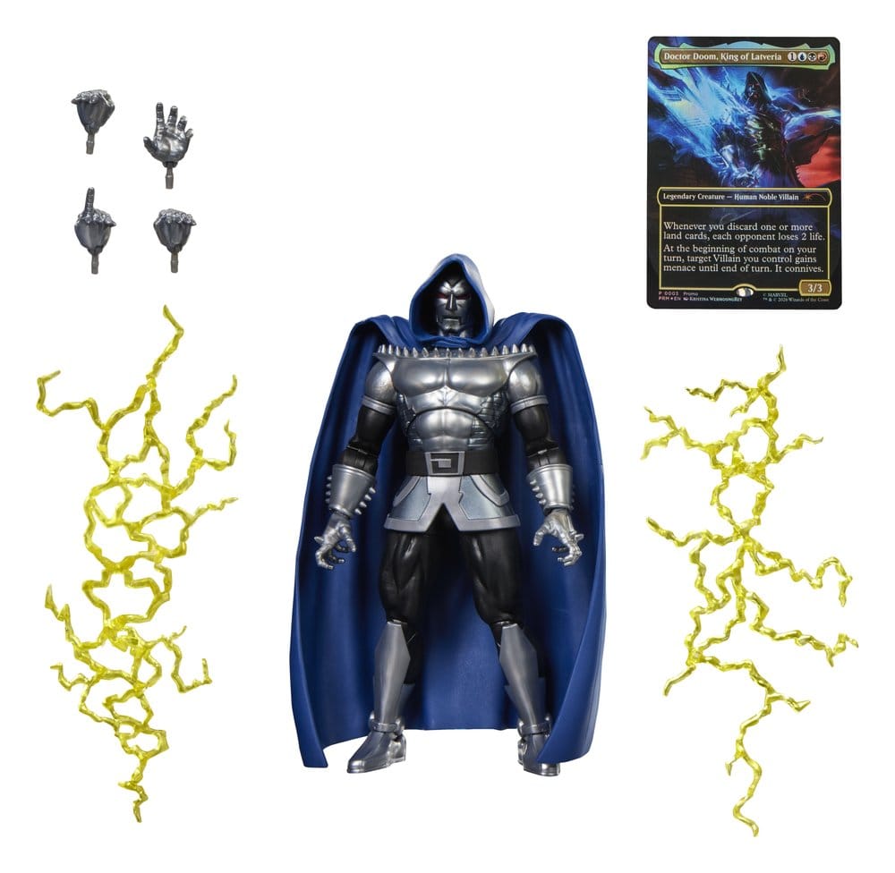VORBESTELLUNG - Marvel Legends Magic: The Gathering Actionfigur Doctor Doom 2099 15 cm + exklusive MtG Foil-Karte (Kopie) (Kopie)