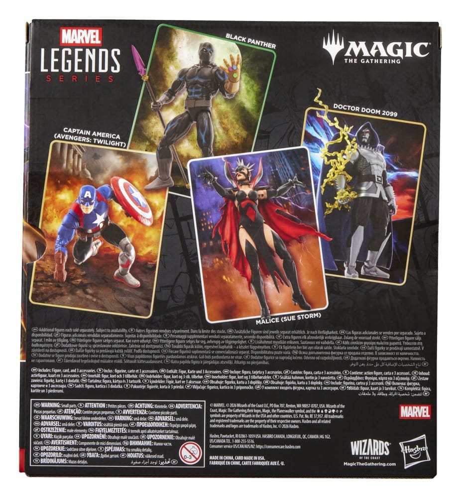 VORBESTELLUNG - Marvel Legends Magic: The Gathering Actionfigur Fantastic Four Malice (Sue Storm) 15 cm + exklusive MtG Foil-Karte