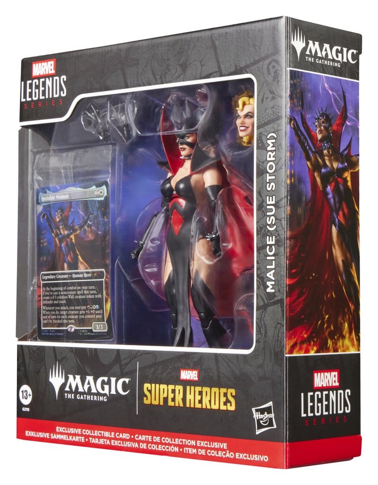 VORBESTELLUNG - Marvel Legends Magic: The Gathering Actionfigur Fantastic Four Malice (Sue Storm) 15 cm + exklusive MtG Foil-Karte