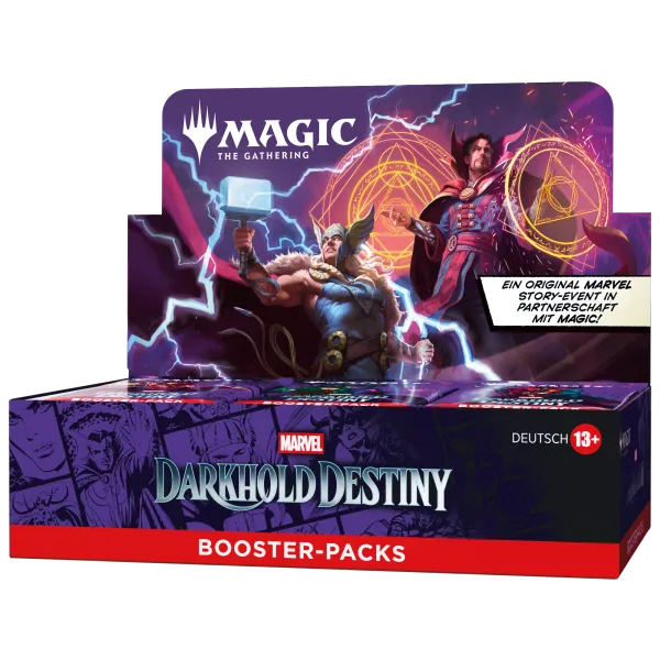 MTG - Marvel: Darkhold Destiny - Play Booster Display (30 Boosters) - Deutsch - (Vorbestellung - Release: 09.04.2027)