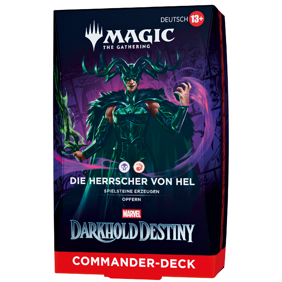 MTG - Marvel: Darkhold Destiny - Commander Deck Die Herrscher von Hel - Deutsch - (Vorbestellung - Release: 09.04.2027)