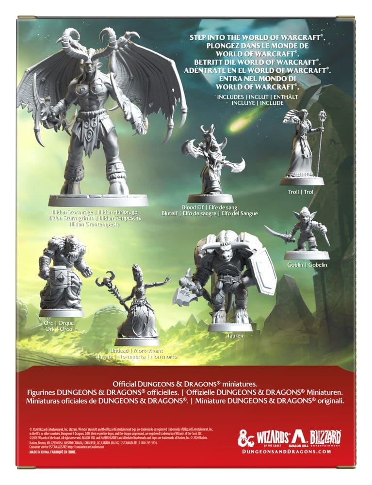 Dungeons & Dragons x World of Warcraft - Miniaturen Set 1