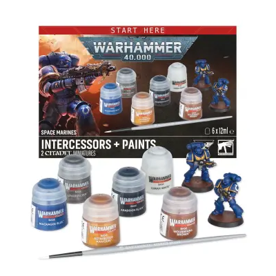 Space Marines: Intercessoren + Farben