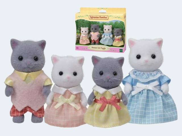 Sylvanian Perserkatzen Familie