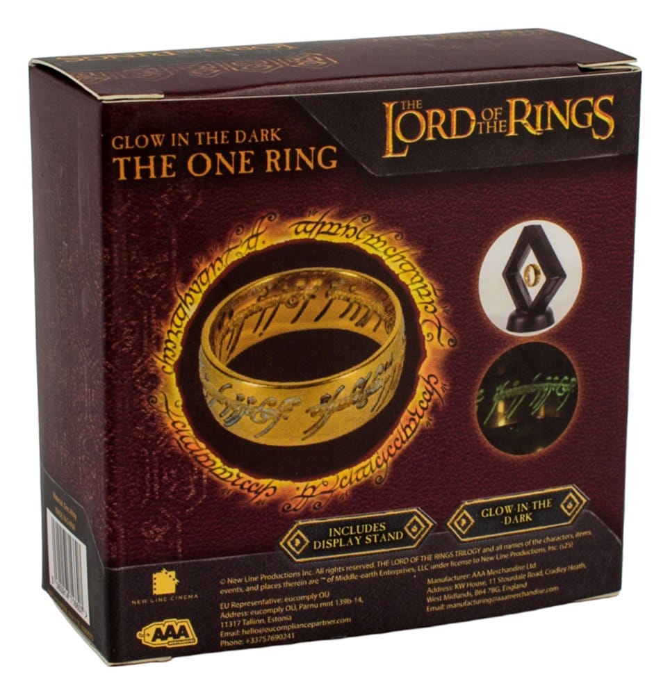 Herr der Ringe Replik Der Eine Ring (im Dunkeln leuchtend)