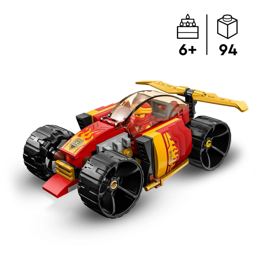 LEGO - NINJAGO 71780 Kais Ninja-Rennwagen EVO Spielzeug mit Minifigur - ab 6 Jahren