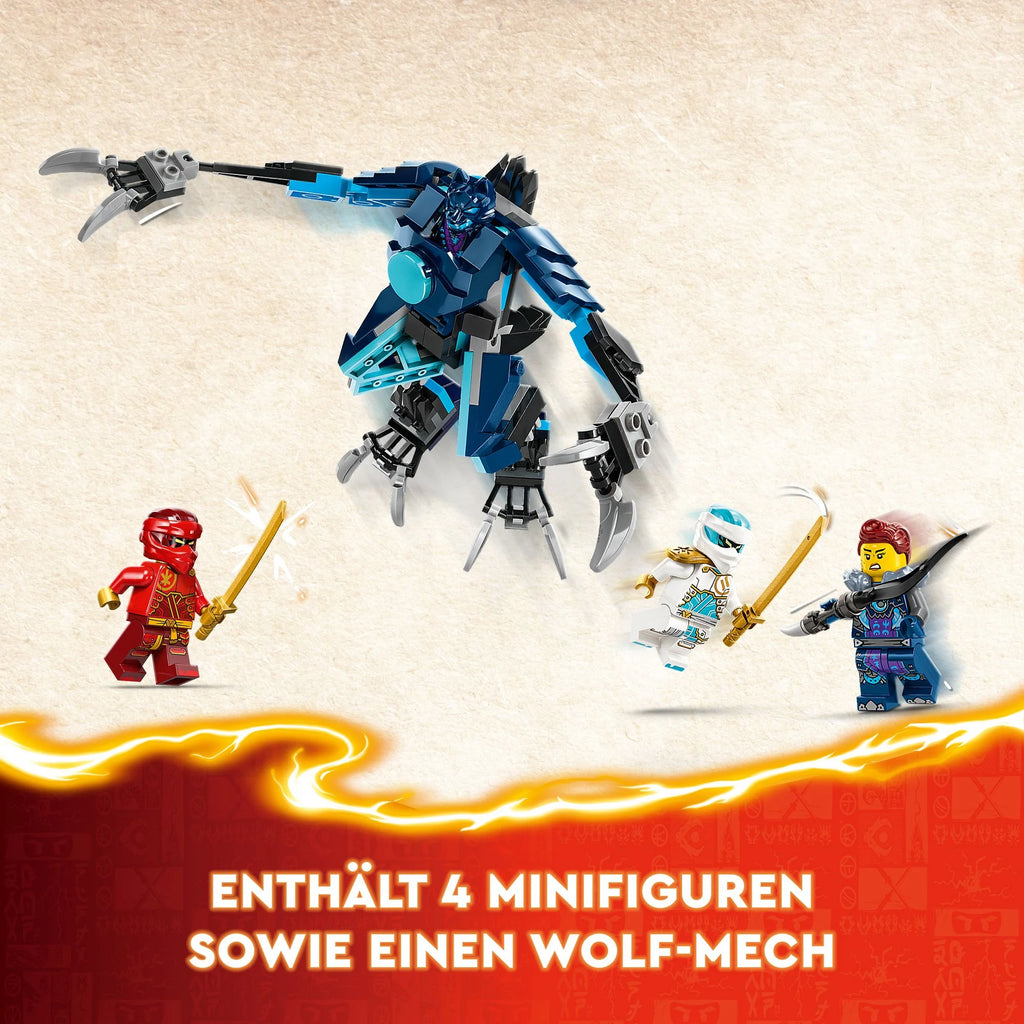 LEGO - NINJAGO 71808 Kais Feuermech, Action-Spielzeug mit 2 Actionfiguren - ab 7 Jahren