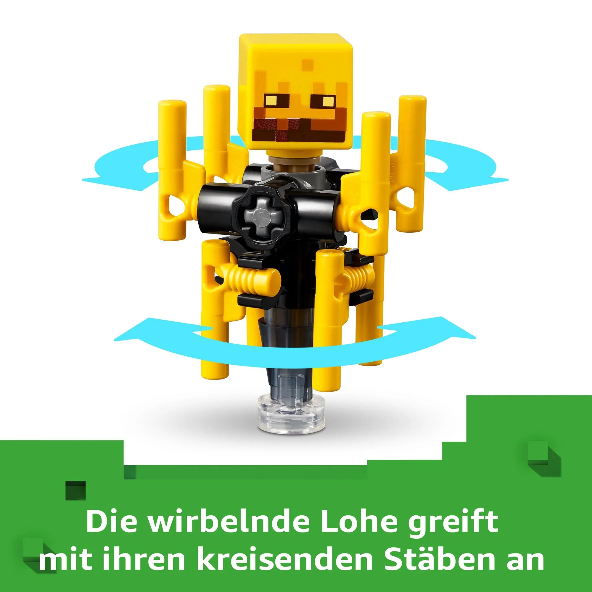 LEGO -  Minecraft 21266 Das Lava-Duell im Nether, Gamer Spielzeug Kinder  - ab 6 Jahren