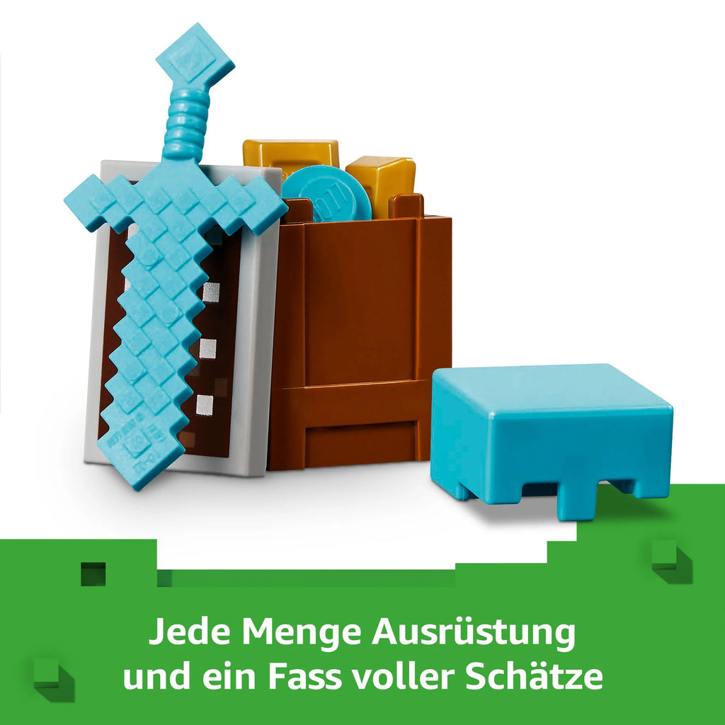 LEGO -  LEGO Minecraft 21267 Die Illager-Wüstenpatrouille, Spielzeug für Kinder  - ab 7 Jahren