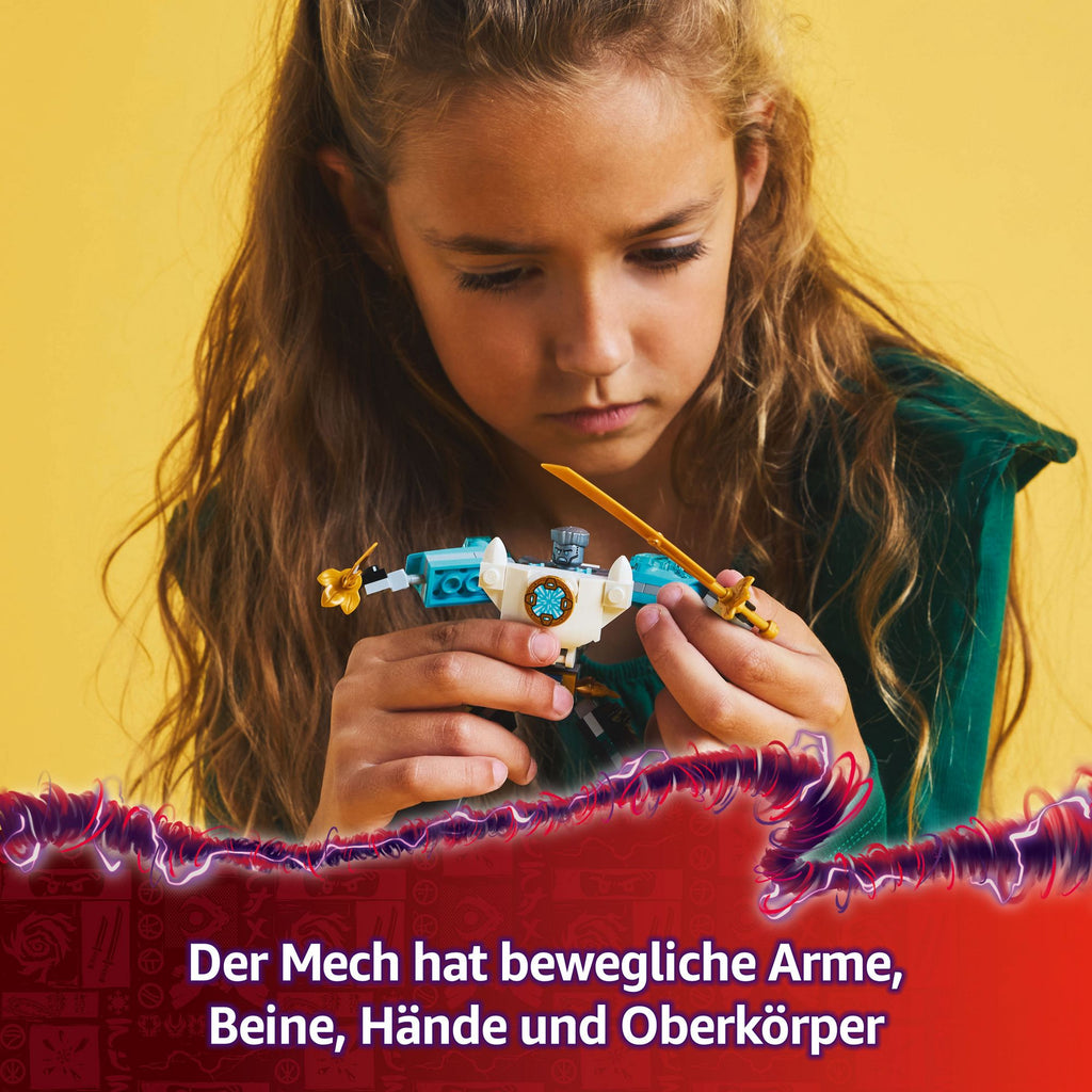 LEGO - NINJAGO Zanes Action-Mech - Ninja Spielzeug mit 3 Minifiguren 71827 - ab 6 Jahren