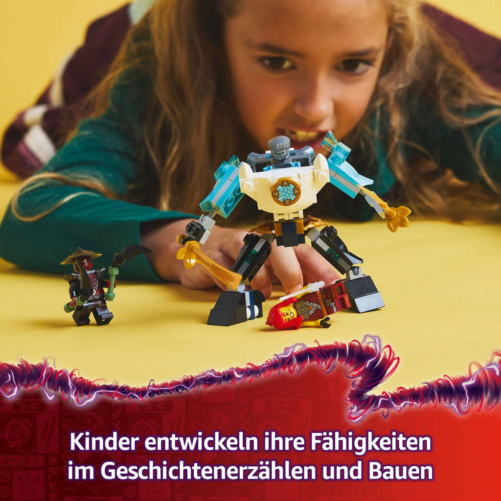 LEGO - NINJAGO Zanes Action-Mech - Ninja Spielzeug mit 3 Minifiguren 71827 - ab 6 Jahren