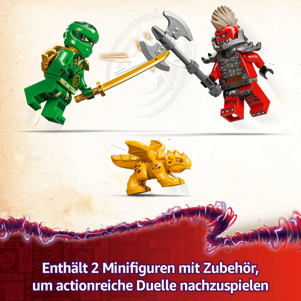 LEGO - NINJAGO Lloyds grüner Walddrache - Drache mit Minifiguren 71829 - ab 6 Jahren