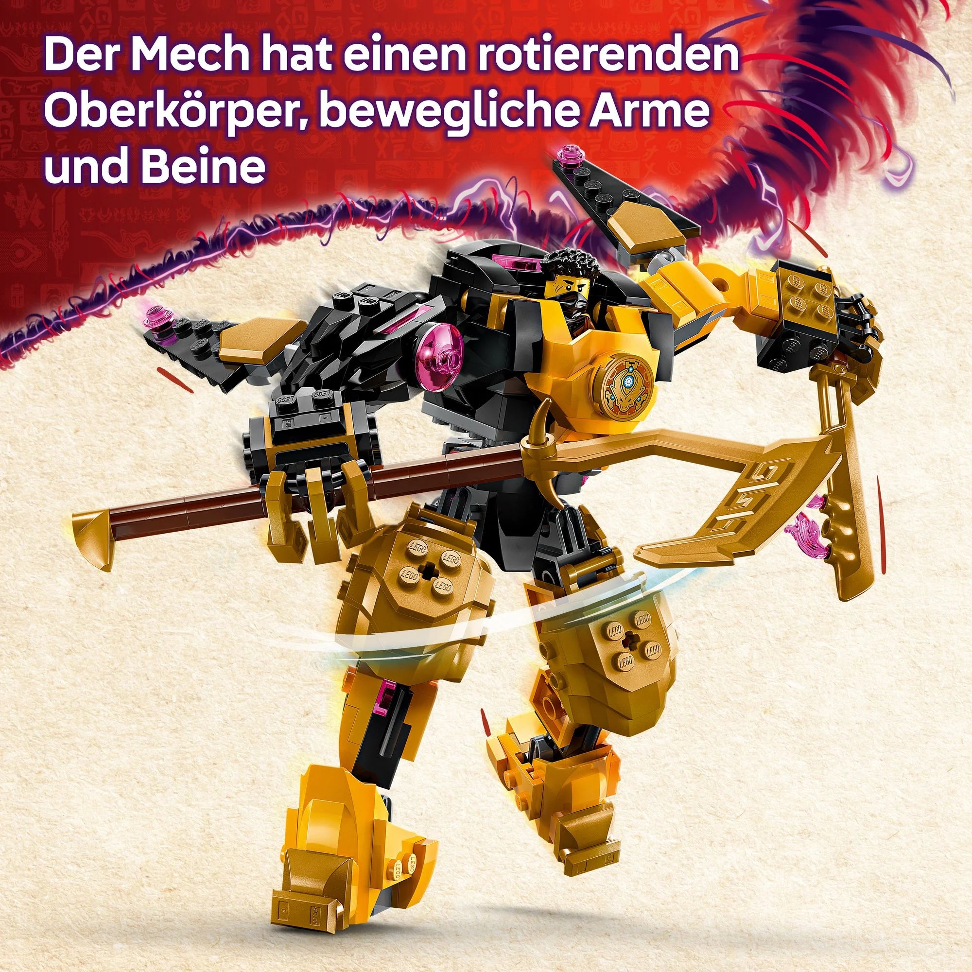 LEGO - NINJAGO Arins Spinjitzumech - Spielset mit 2 Minifiguren - 71839 - ab 7 Jahren