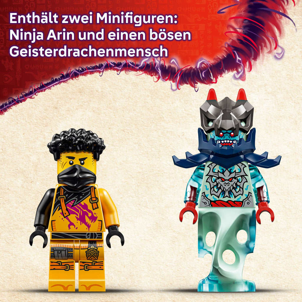 LEGO - NINJAGO Arins Spinjitzumech - Spielset mit 2 Minifiguren - 71839 - ab 7 Jahren