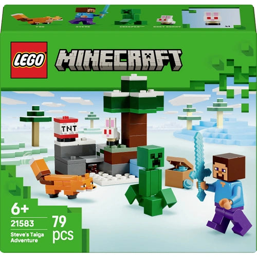LEGO - Minecraft 21583 Steves Abenteuer der Taiga - ab 6 Jahren